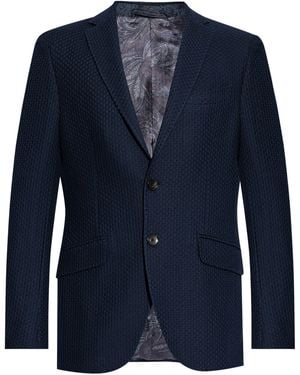 Etro Jacket Roma Jersey - Blu