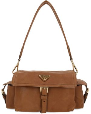 Prada Borsa Explore Medium - Marrone