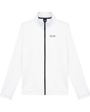 Colmar Felpa Full Zip Stretch Fleece - Bianco