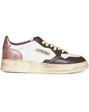 Autry Sneakers Sup Vintage Low - Bianco