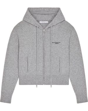 Givenchy Zip Up Cardigan - Grigio