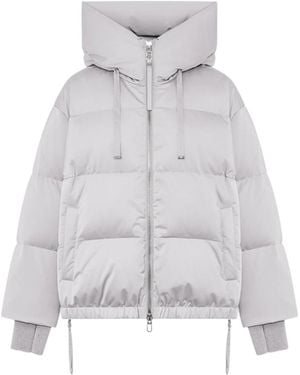 DUNO Piumino Corto Oversize - Bianco