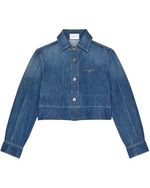 Givenchy Camicia Denim Raw Edge - Blu