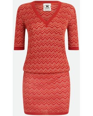 Missoni Abito Midi Rosso