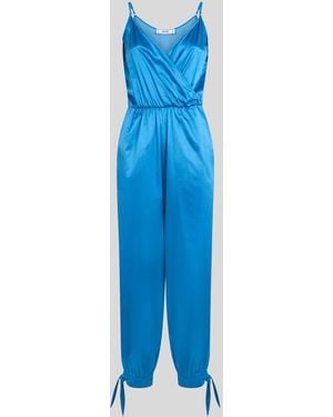 Jijil Blau Satin-Overall