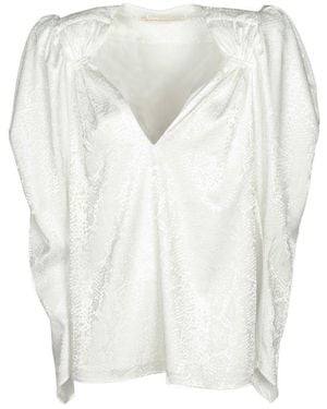 Nineminutes Blusa Bianca Lucida - Bianco