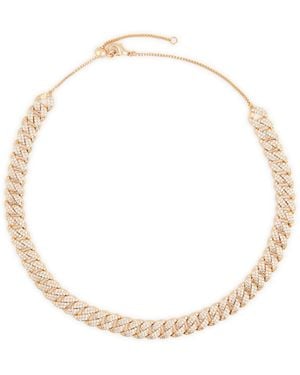 MELUSINA BIJOUX Collana Girocollo A Catena Oro - Bianco