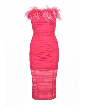 Patrizia Pepe Abito Donna Bustier Fucsia - Pink