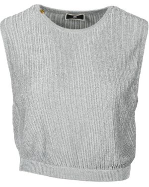 Elisabetta Franchi Top - Grau