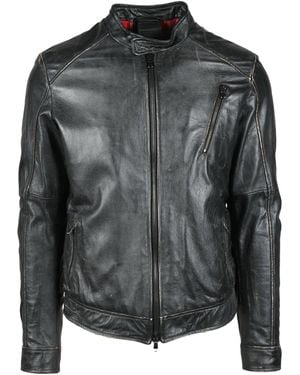 Giocasta Giubbotto Pelle - Nero