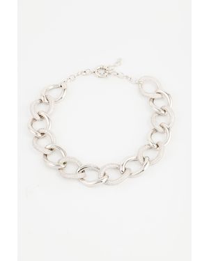 MELUSINA BIJOUX Collana Catena Groumette Bianca - Bianco