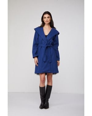 Mangano Blau Mantel „Lia“