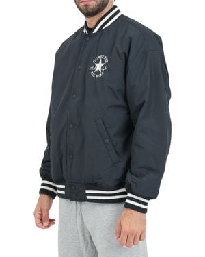 Converse Giacca College Nera - Blu