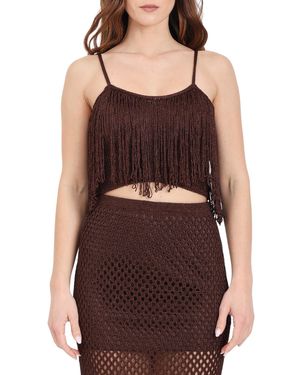 SIMONA CORSELLINI Top - Marrone