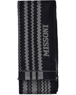 Missoni Sciarpa Fantasia Nera - Nero