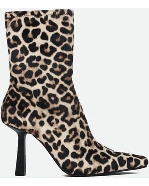 Steve Madden Stivaletto Leopardato - Nero