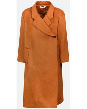 WEILI ZHENG Cappotto Braun - Orange