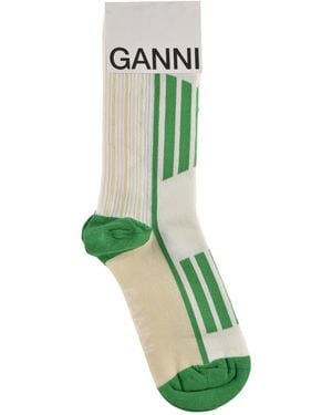 Ganni Socks - Grün