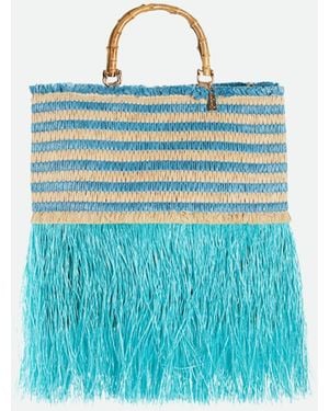 La Milanesa Borsa Viareggio Media - Blu