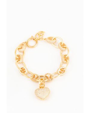 MELUSINA BIJOUX Bracciale Catena Ciondolo Oro - Metallizzato