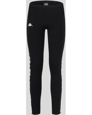 Kappa Leggings Neri X Mickey - Nero