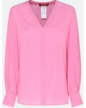 Max Mara Blusa Rosa