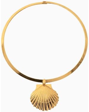 LoveShackFancy Jennifer Behr Dune Collar For - Metallic