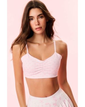 LoveShackFancy Lenna Printed Sports Bra For - Multicolor
