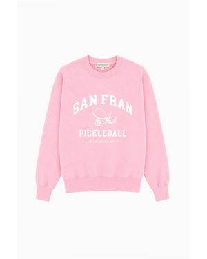 LoveShackFancy First Port San Fran Pickleball Pullover For - Pink
