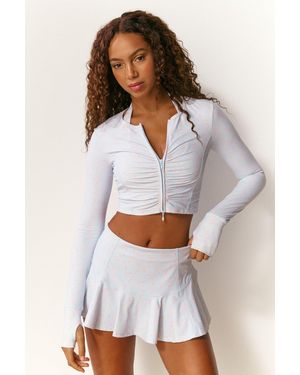LoveShackFancy Sindri Floral Active Jacket For - White
