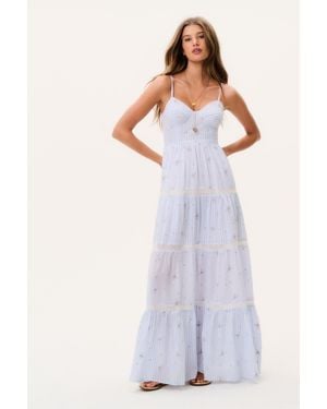 LoveShackFancy Story Cotton Maxi Dress For - White