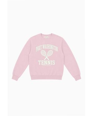 LoveShackFancy First Port Port Washington Tennis Pullover For - Pink
