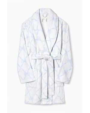 LoveShackFancy Indie Printed Robe For - White