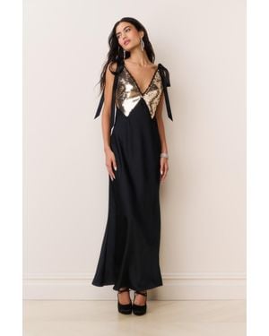 LoveShackFancy Talissa Sequin Maxi Dress For - Multicolor