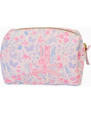 LoveShackFancy Wicked X Mini Octavia Cosmetic Pouch For - Pink