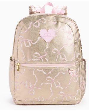 LoveShackFancy State X Kane Double Pocket Backpack For - Natural