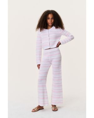 LoveShackFancy Tween Fawna Crochet Pant For - Pink