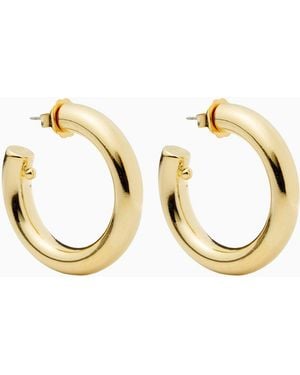 LoveShackFancy Brinker+Eliza Jumbo Hoops For - Metallic