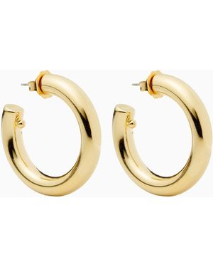 LoveShackFancy Brinker+Eliza Jumbo Hoops For - Metallic