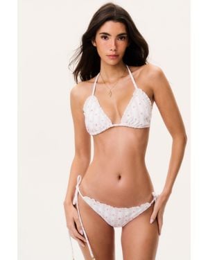 LoveShackFancy Harbor Cherry Stripe Bikini For - Multicolor
