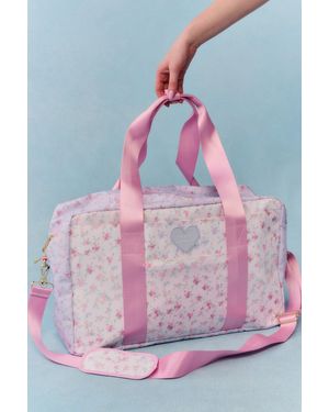 LoveShackFancy State X Floral Wellington Weekender For - Gray