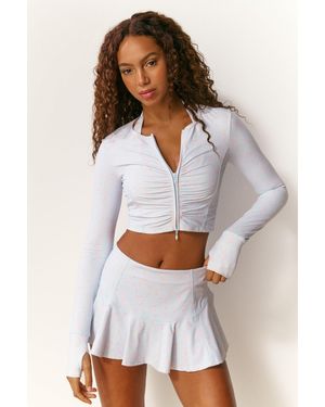 LoveShackFancy Sindri Floral Active Jacket For - White