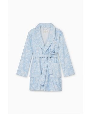 LoveShackFancy Holiday Indie Robe For - Blue
