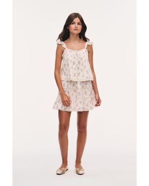 LoveShackFancy Tween Bradie Cotton Skirt For - Multicolor