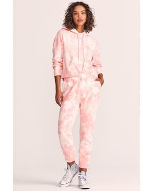 LoveShackFancy Blex Jogger Sweatpants - Pink