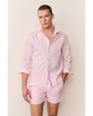 LoveShackFancy Mr Fancy Hudley Shirt For - Pink