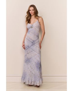 LoveShackFancy Eirene Hand-Dyed Cotton Maxi Dress For - Multicolor