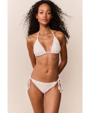 LoveShackFancy Vanilla Twirl Harbor Bikini For - Brown