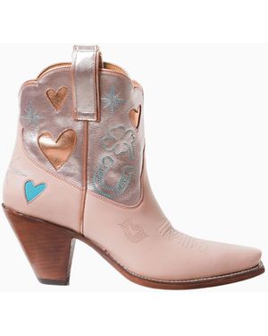 LoveShackFancy Besita The Lucky Booties For - Pink