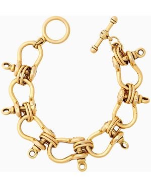 LoveShackFancy Brinker+Eliza Nautical Link Bracelet For - Metallic